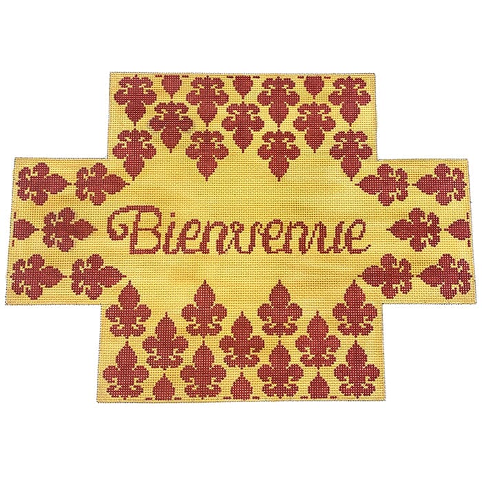 Bienvenue Brick Cover in Red and Yellow