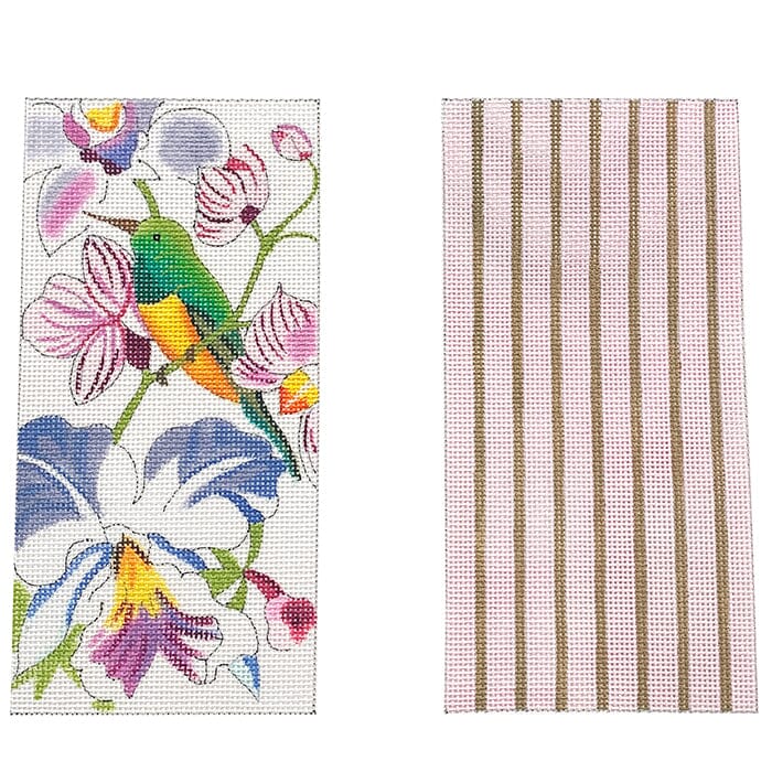Bird & White Orchids Eyeglass Case