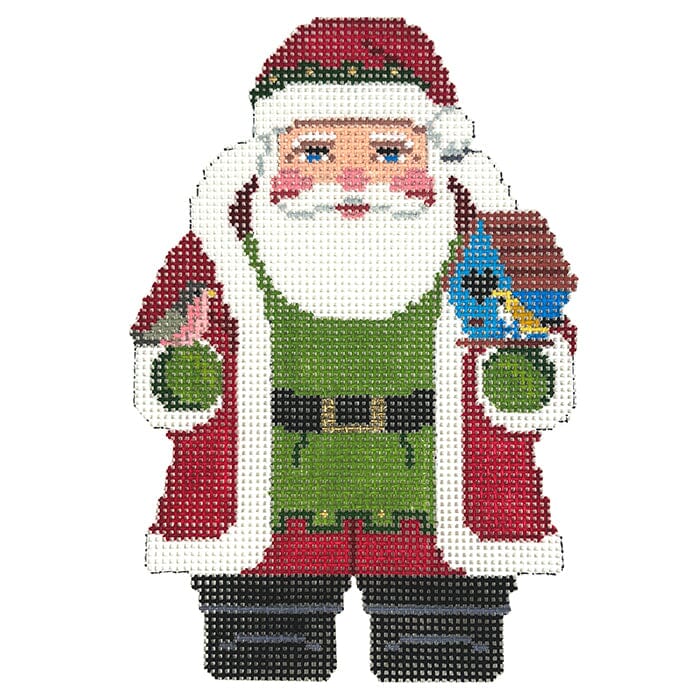 Birdhouse Santa, Front