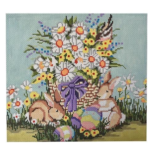 Easter Bunnies at Basket