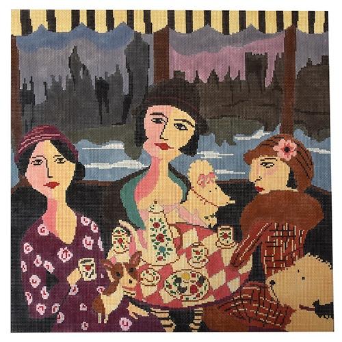 Edith, Ethel and Ezra at Tea Time on Thames 18m