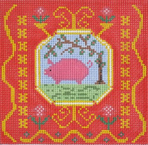 French Tile Pig