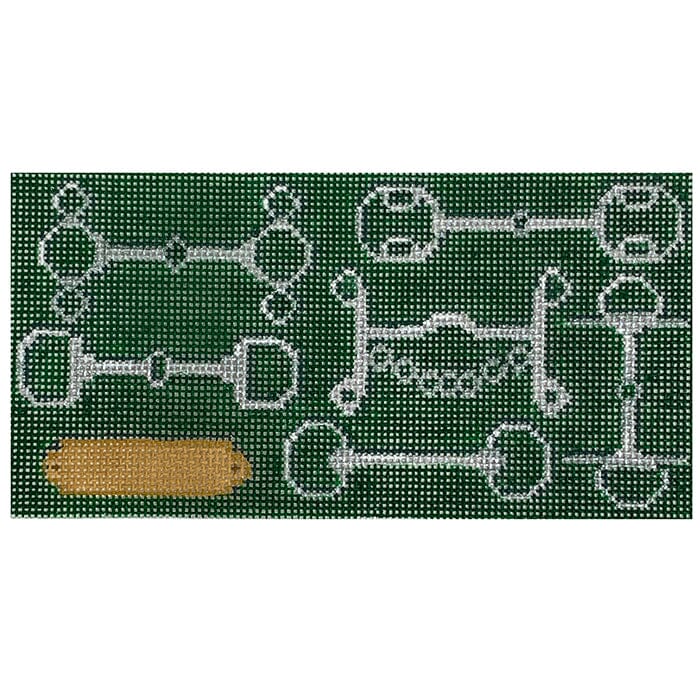 Bits and Nameplate - Hunter Green 3x6