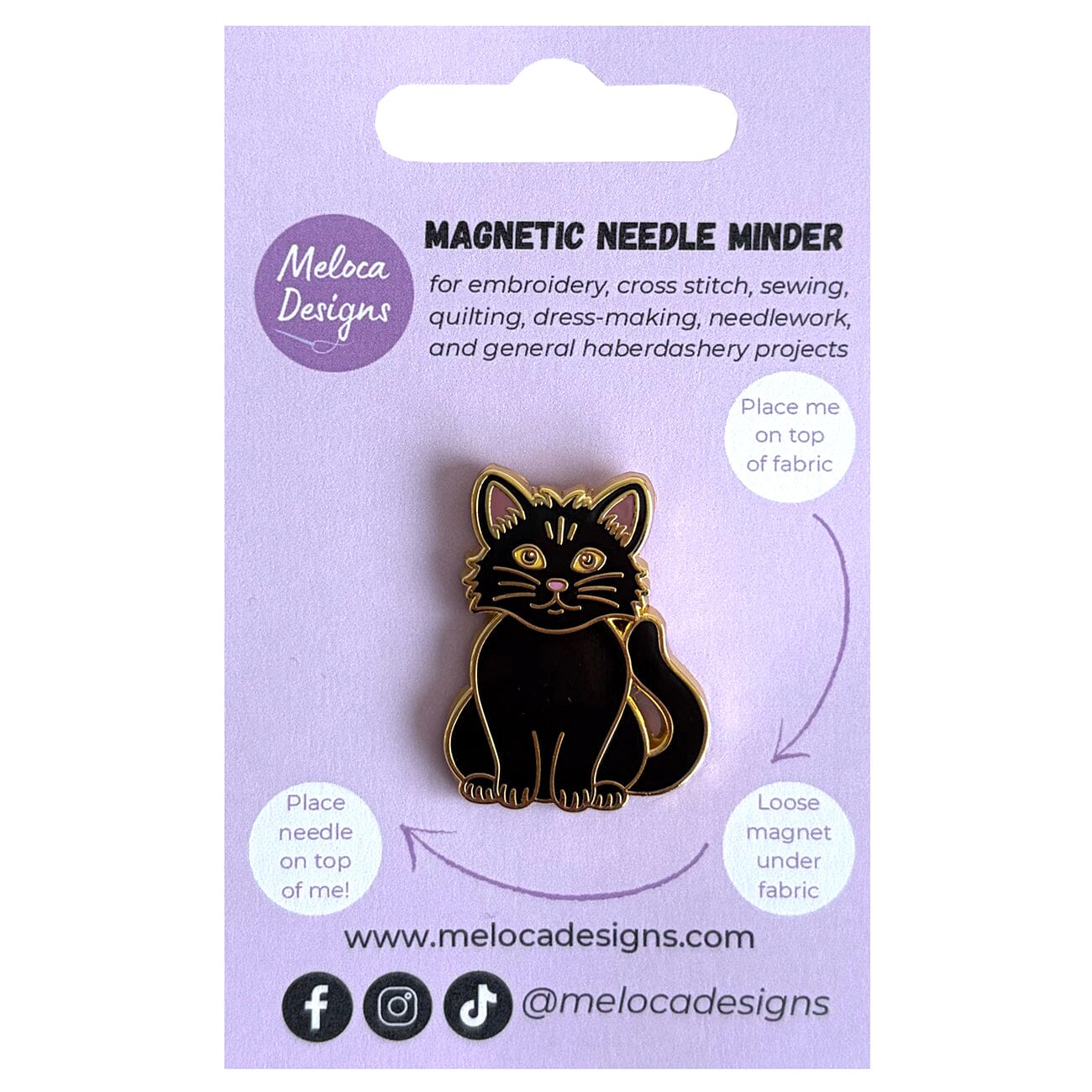 Black Cat Needleminder