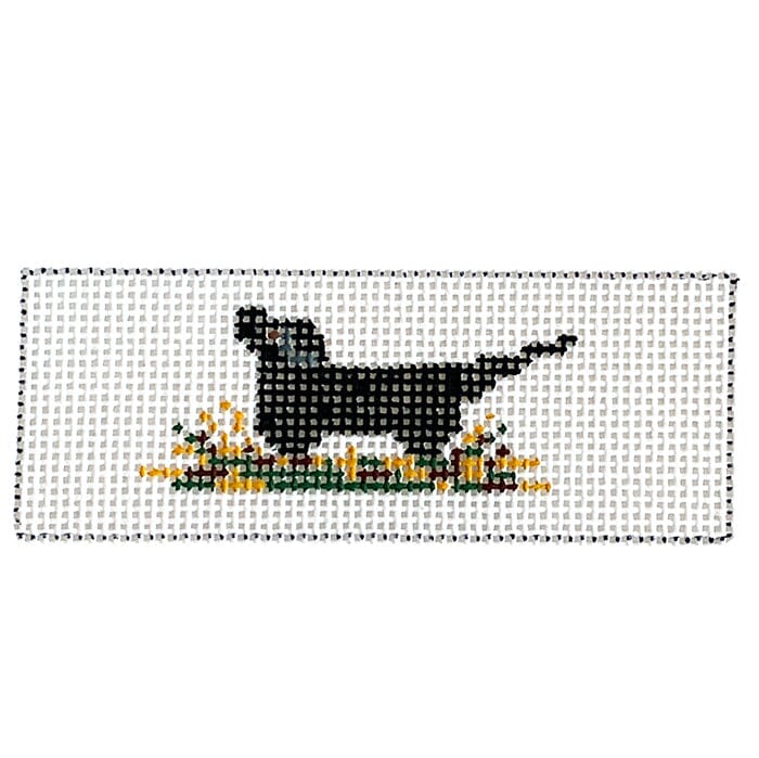 Black Lab in Grass Key Chain
