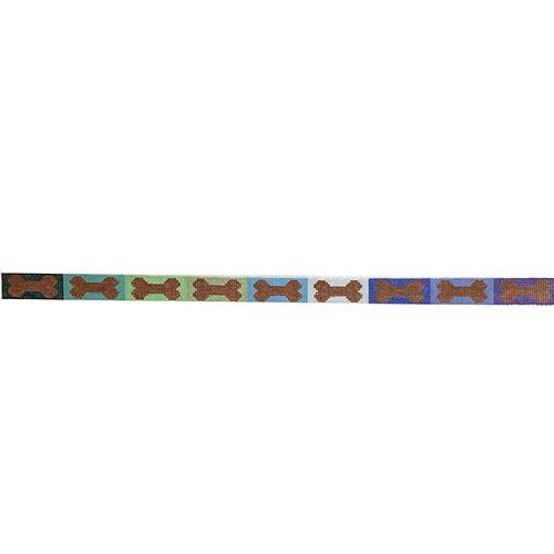Dog Collar - Blocks & Bones Blues