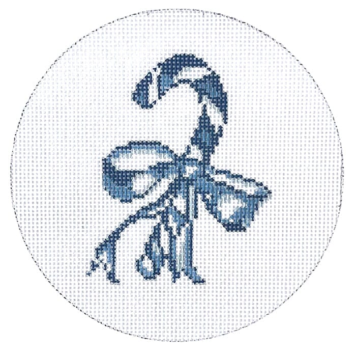 Blue Candy Cane Ornament