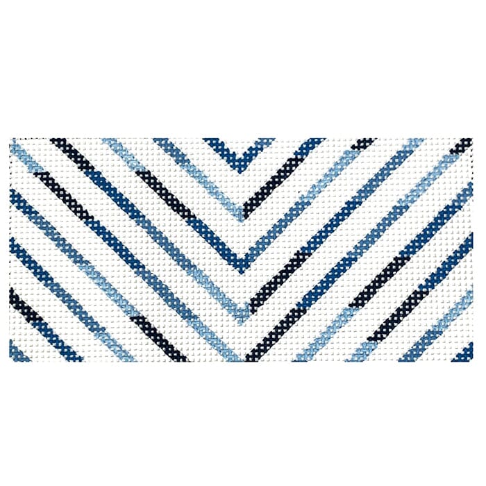 Blue Chevron 3x6 Clutch Insert