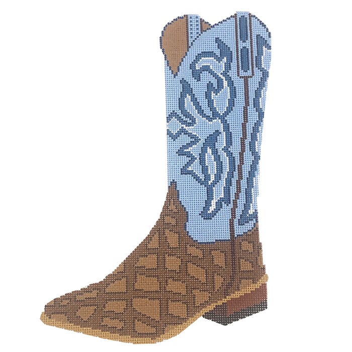 Large Cowboy Boot - Blue