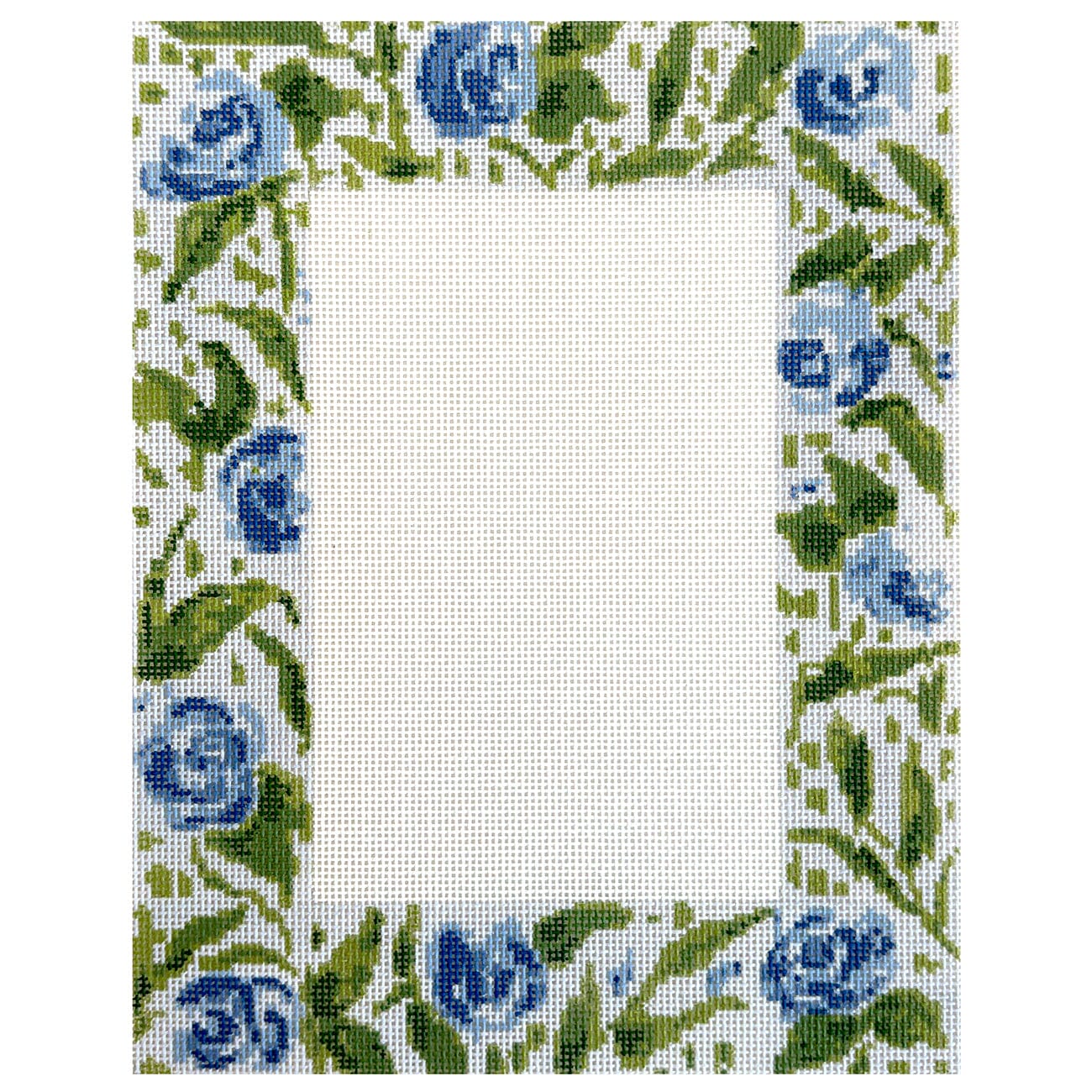 Blue Floral Frame