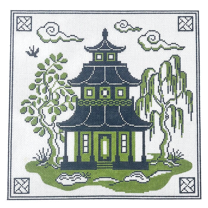 Blue & Green Pagoda