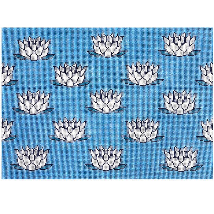 Blue Lotus Clutch