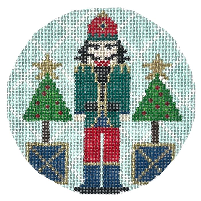 Blue Nutcracker Round