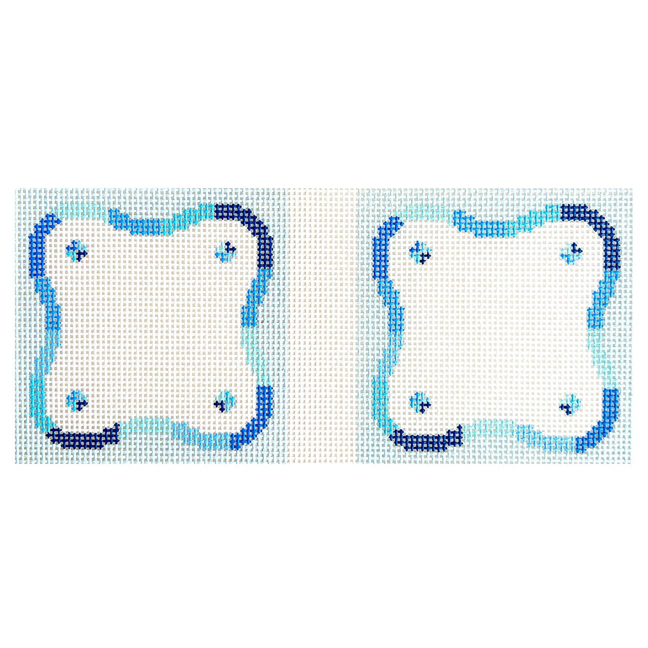 Blue Squiggle Coasters, Set of 2