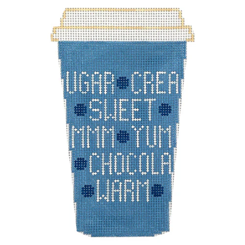 Blue Sweet Words Cup