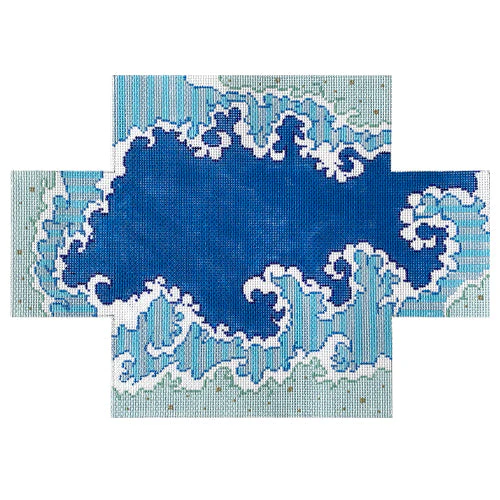 Blue Waves Brick Cover