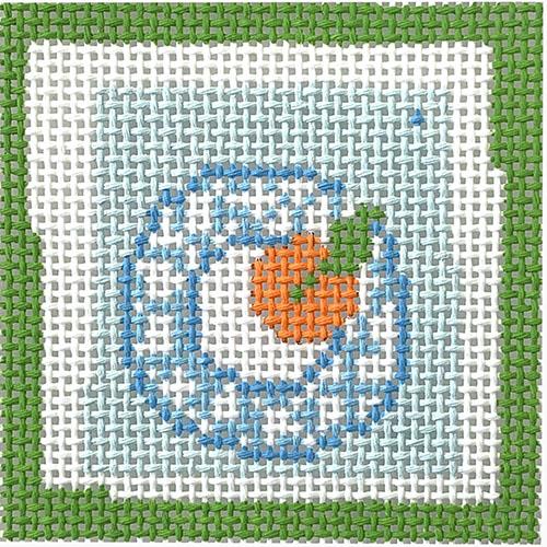Plate & Orange Small Square