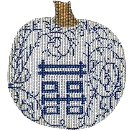 Blue & White Pumpkin - Double Happiness Vines