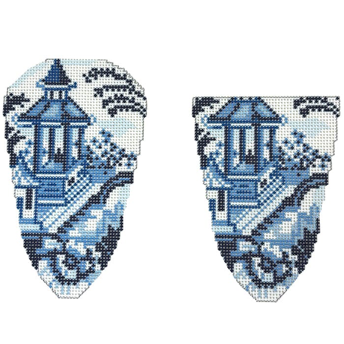 Blue/White Scissor Case