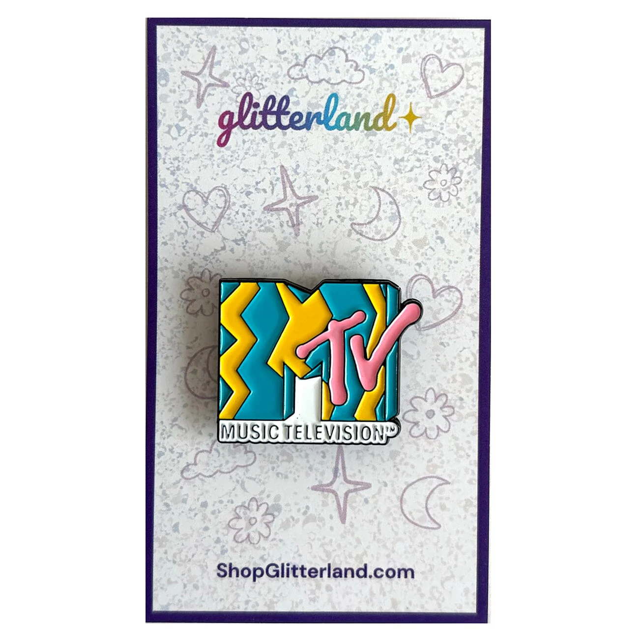 M- Blue / Yellow Wavy Needle Minder