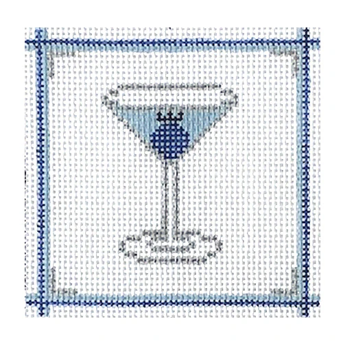 Blueberry Martini Coaster