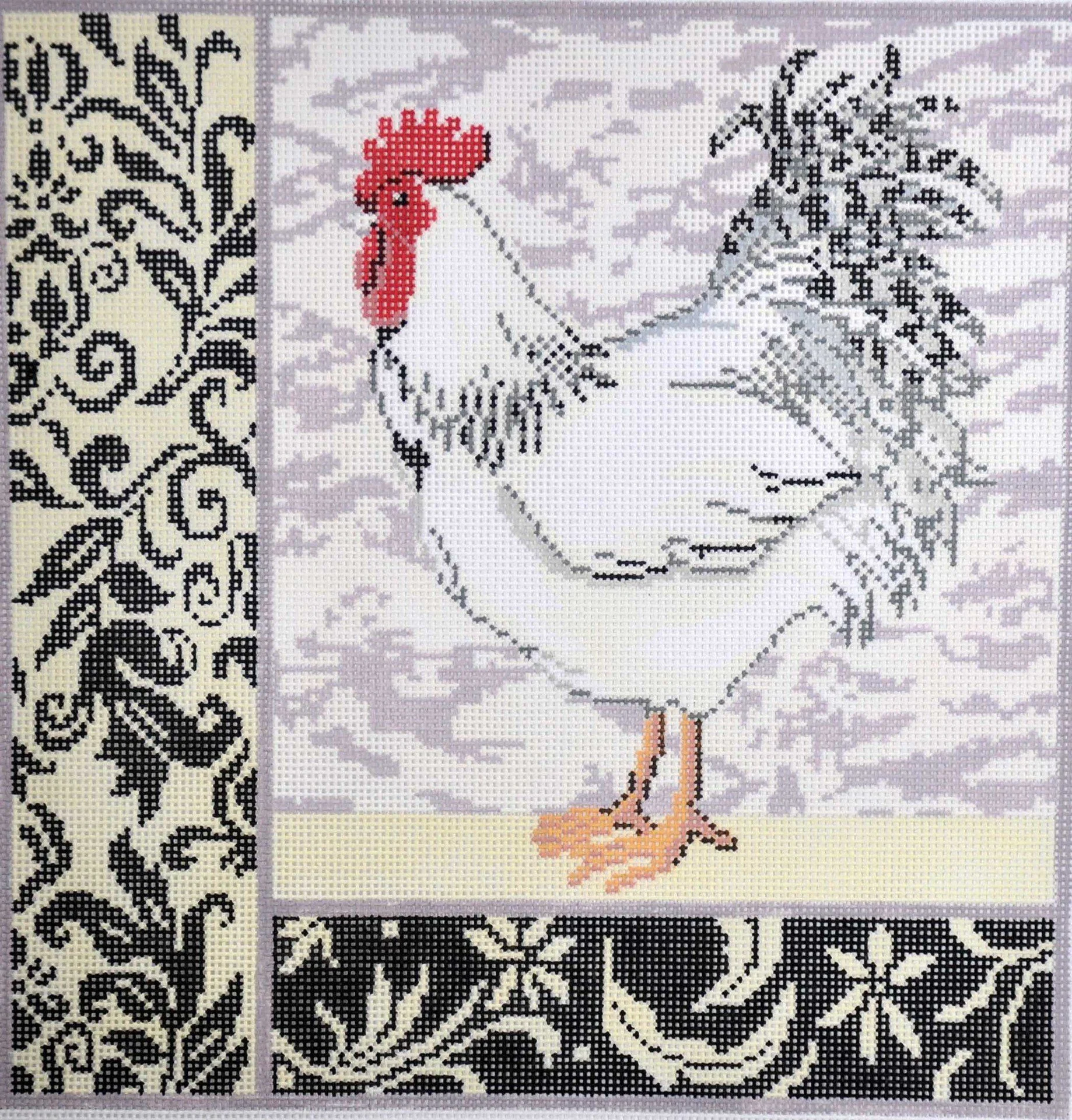 White Rooster