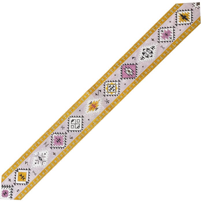 Boho Belt Yellow & Pale Lavender