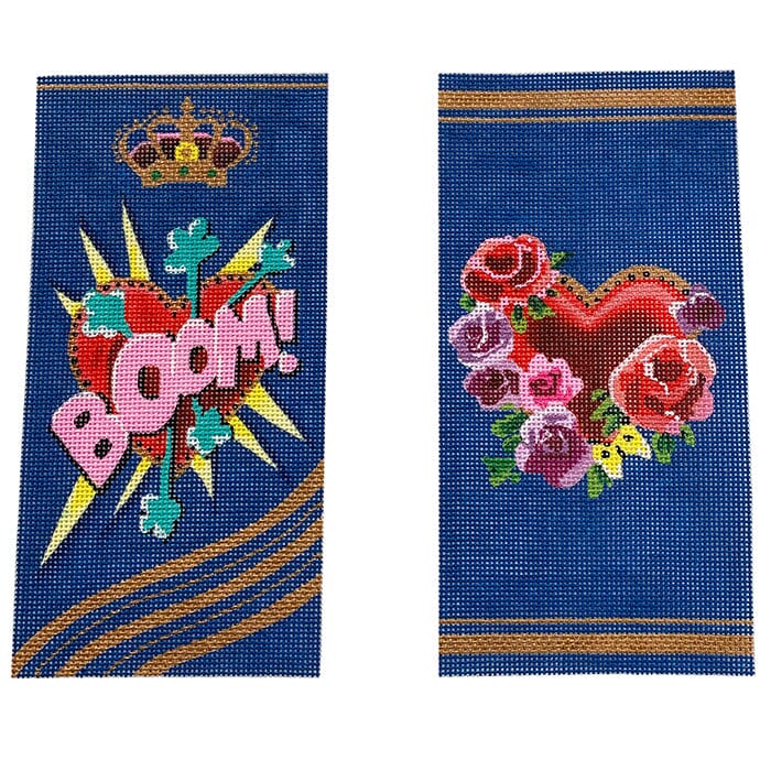 Boom! Heart Double Eyeglass Case