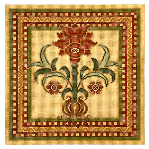 Botanica Floral Insert B in Shades of Orange
