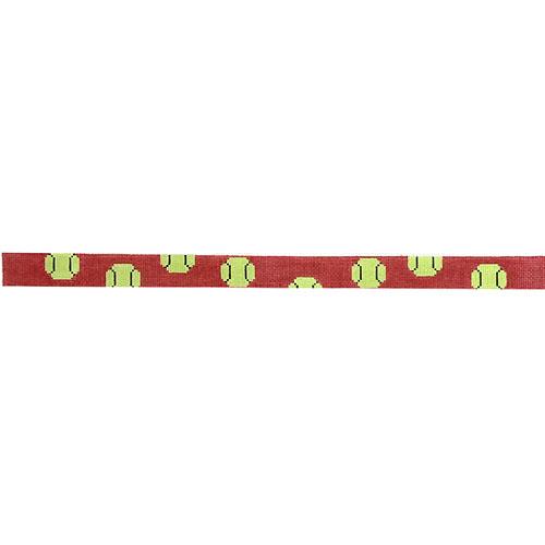Bouncing Tennis Balls on Red Dog Collar