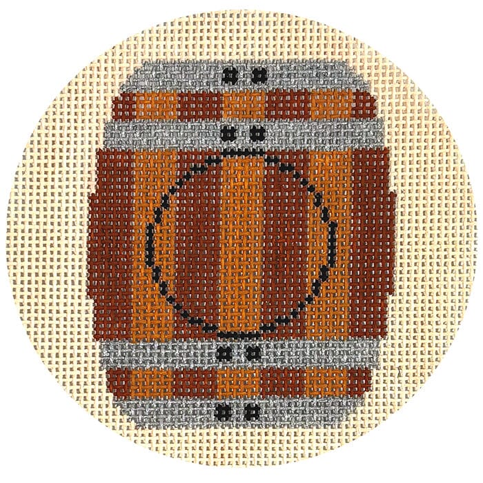 Bourbon Barrel Monogram Round
