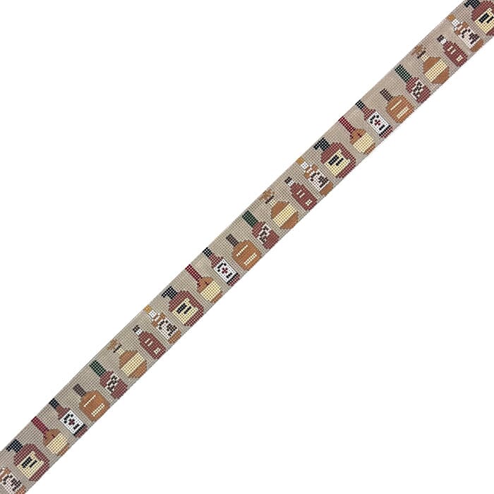 Bourbon Bottles Repeating Belt - Short