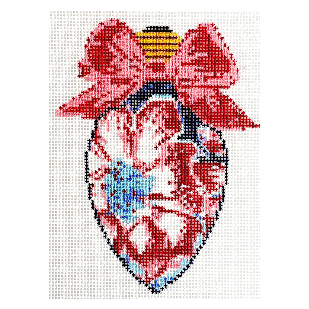Bow Bulb Pink Floral