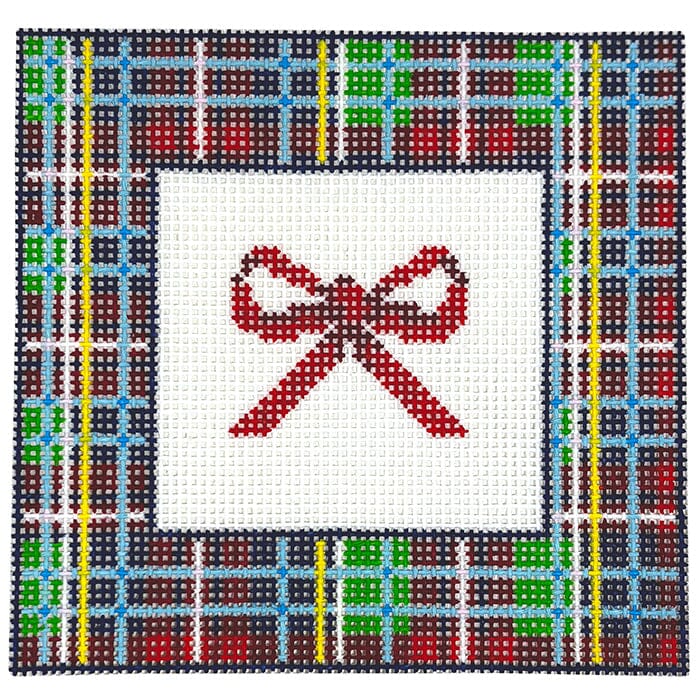 Bow Coaster - Red Holiday