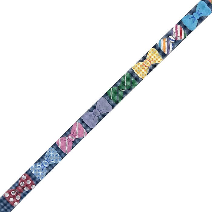 Bowties Belt on Navy Background