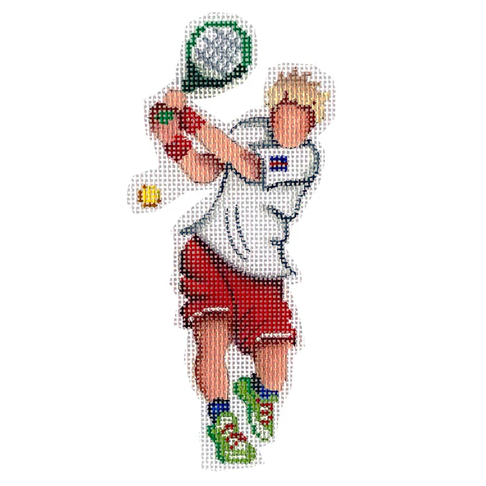 Boy's Tennis Ornament