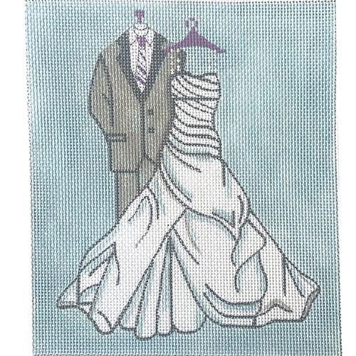 Bride & Groom Outfits - Wedding Dress & Tuxedo