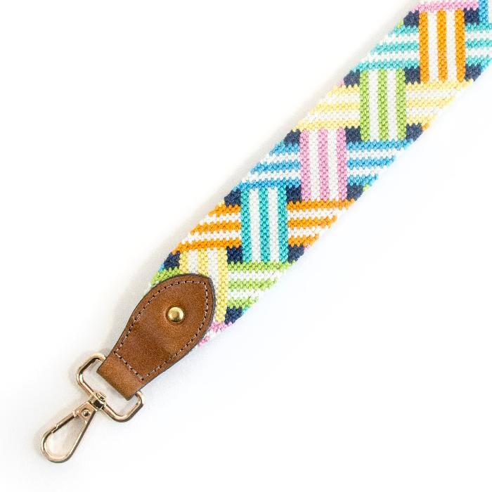 Bright Woven Ribbon Crossbody Strap - Image 4