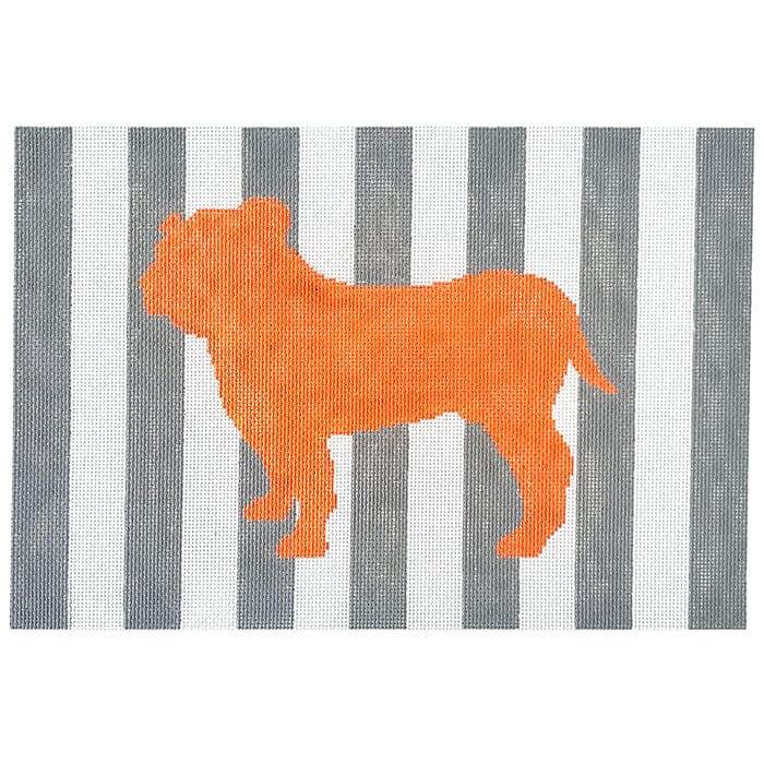 Bulldog Orange and Gray