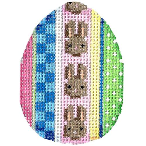 Bunnies / Hop Stripe Mini Egg