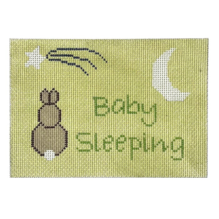 Bunny Baby Sleeping Green