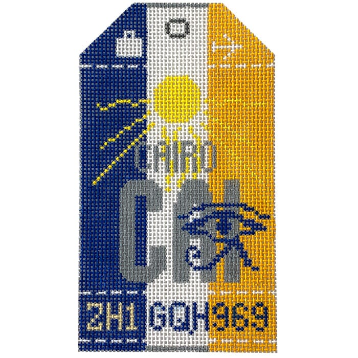 Cairo CAI Retro Travel Tag