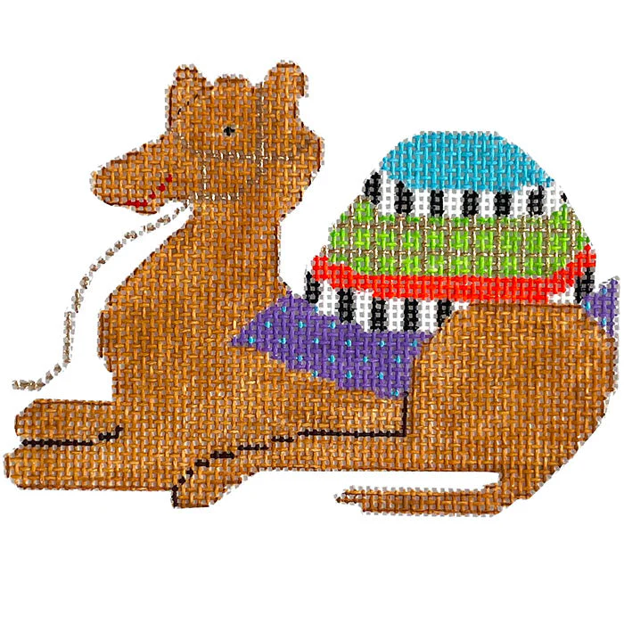 Camel Sitting with Stitch Guide