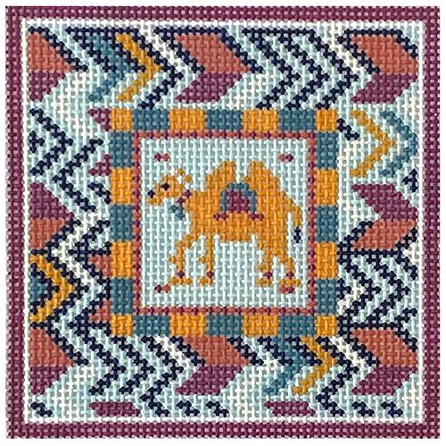 Camel Square Chevron Border