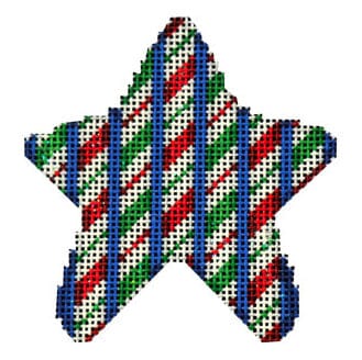 Candy Cane Repeat Mini Star