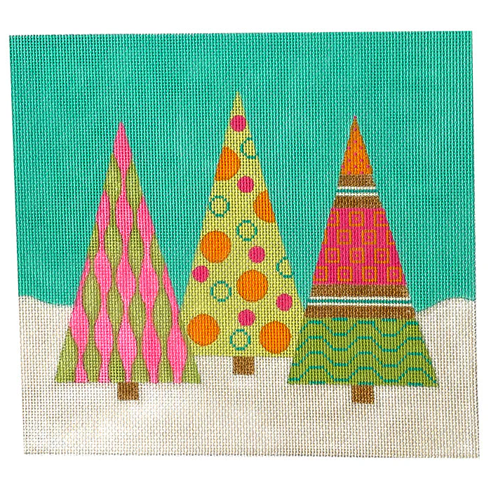 Candyland Christmas Tree Trio