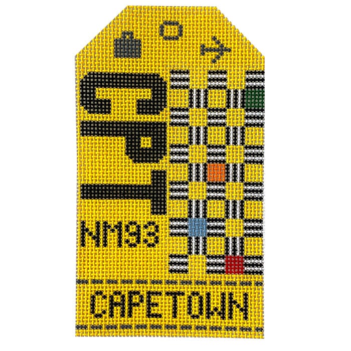 Capetown CPT Retro Travel Tag