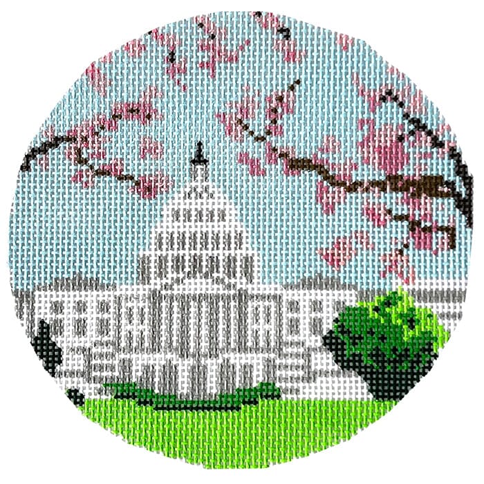 Capitol with Cherry Blossoms