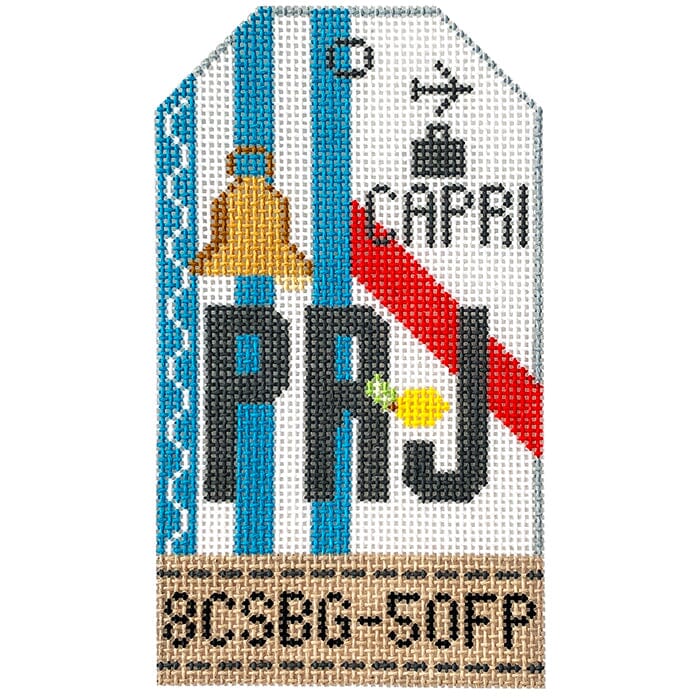 Capri PRJ Retro Travel Tag