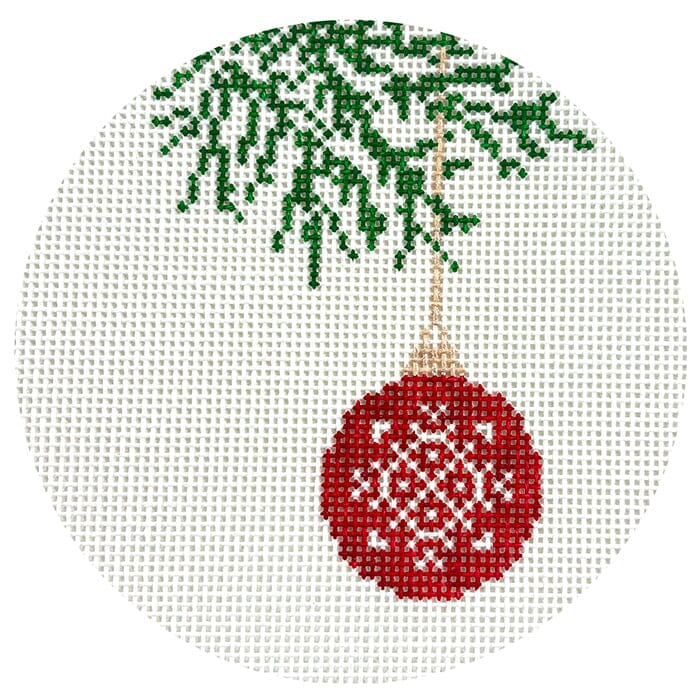 Card Art Ornament - Snowflake Bauble